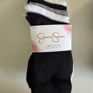 Jessica Simpson Monochrome Crew Socks